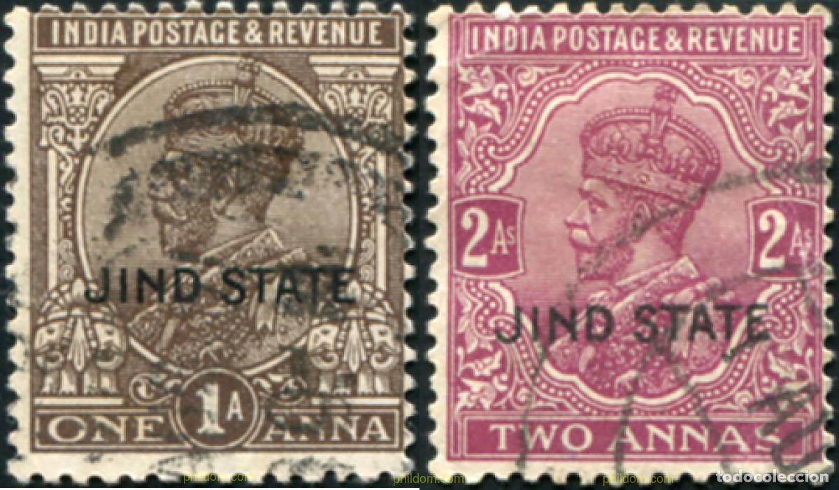 Sellos: 791788 USED JHIND 1927 SELLOS DE INDIA INGLESA DE 1927-34 SOBRECARGADOS