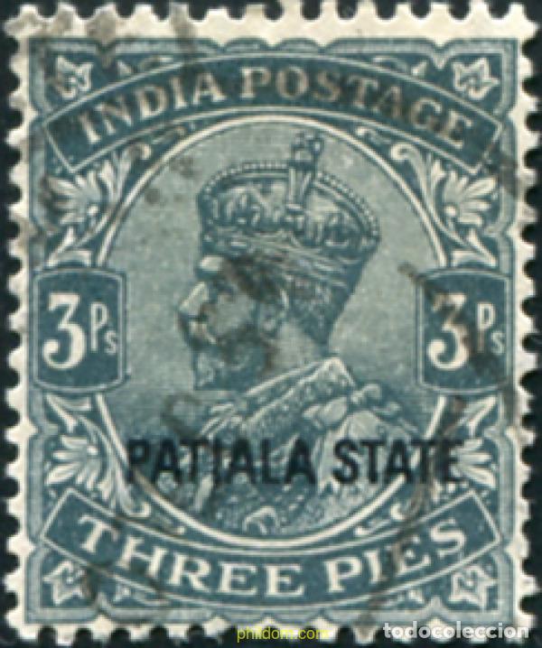Sellos: 791838 USED PATIALA 1928 SELLOS DE INDIA INGLESA DE 1927-34 SOBRECARGADOS