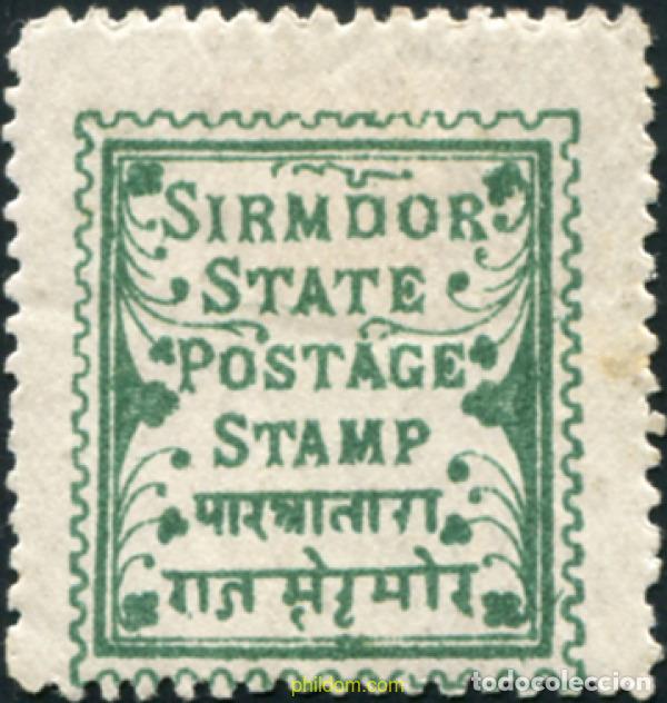 Sellos: 791855 HINGED SIRMOOR 1879 TIPO I