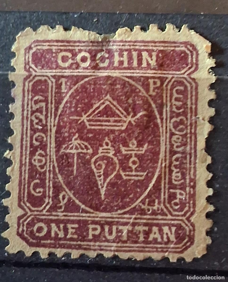 Sellos: COCHIN, 189s, CAT.YT. 2 O CAT.YT. 3a, NO SE APRECIA MARCA DE AGUA.