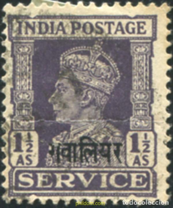 Sellos: 792023 USED GWALIOR 1940 SELLOS DE SERVICIO DE INDIA INGLESA SOBRECARGADOS