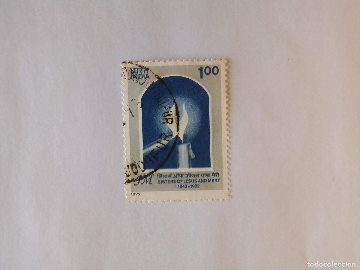 Sellos: A&Ntilde;O 1992 INDIA SELLO USADO