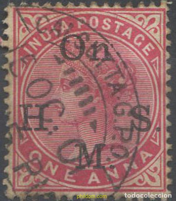 Sellos: 661772 USED INDIA INGLESA 1900 SELLOS SOBRECARGADOS ON H.M.S DEL 1900