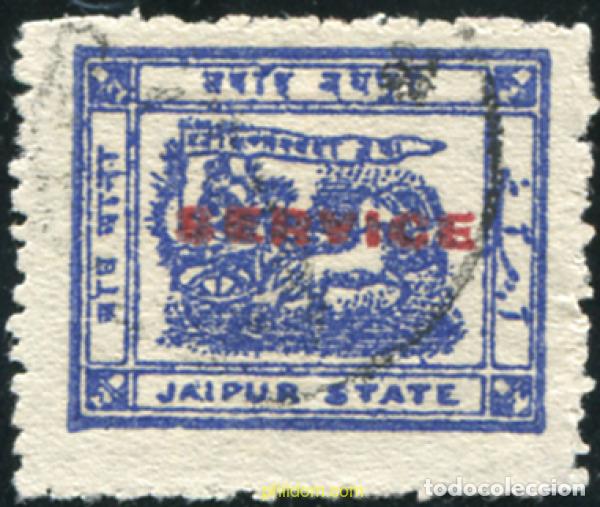 Sellos: 792039 USED JAIPUR 1929 SELLOS DE 1913-33 SOBRECARGADOS
