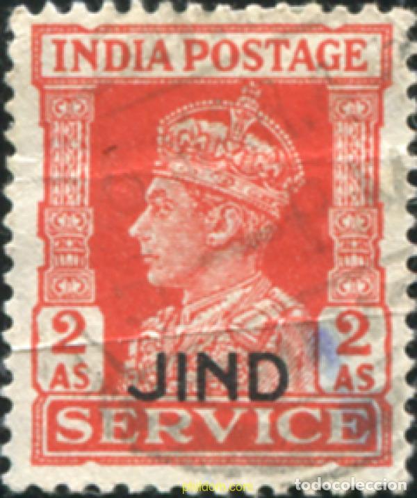 Sellos: 792099 USED JHIND 1940 SELLOS DE SERVICIO DE INDIA INGLESA SOBRECARGADOS