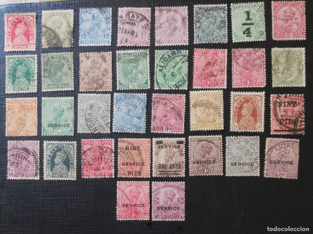 Sellos: INDIA- A&Ntilde;O 1934 - MONARQUIA, REY JORGE V CON CORONA IMPERIAL