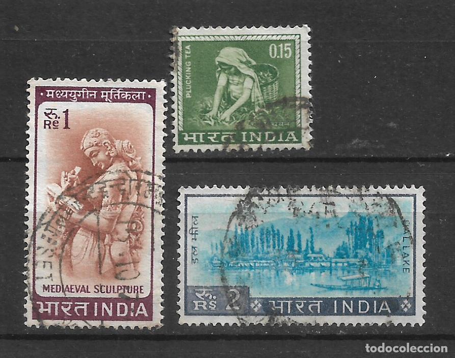 Sellos: india lote 4 sellos usado - 19/23