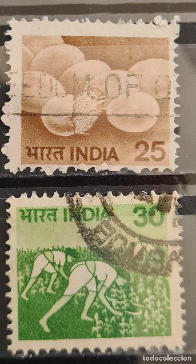Sellos: Serie de sellos usados de India 1979: agricultura y desarrollo
