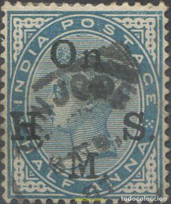 Sellos: 661762 USED INDIA INGLESA 1883 SELLOS DE SERVICIO. ON H.M.S. SELLOS DEL 1882-92 SOBRECARGADOS