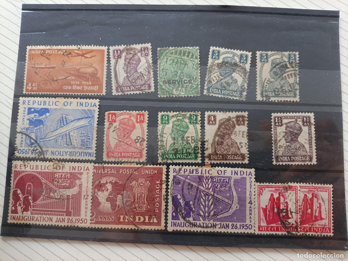Sellos: Lote de sellos de India - Foto 1
