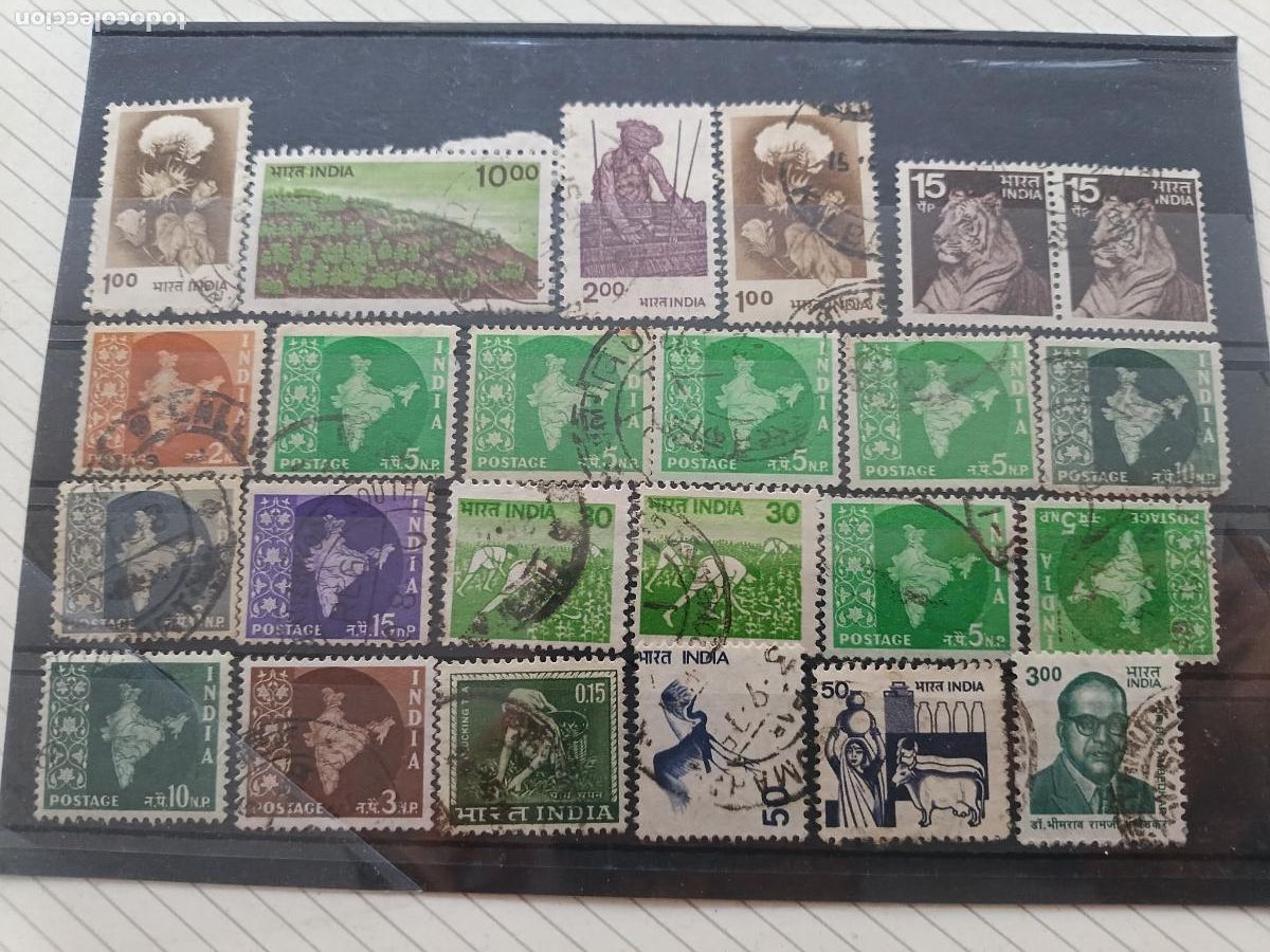 Sellos: Lote de sellos de India - Foto 1