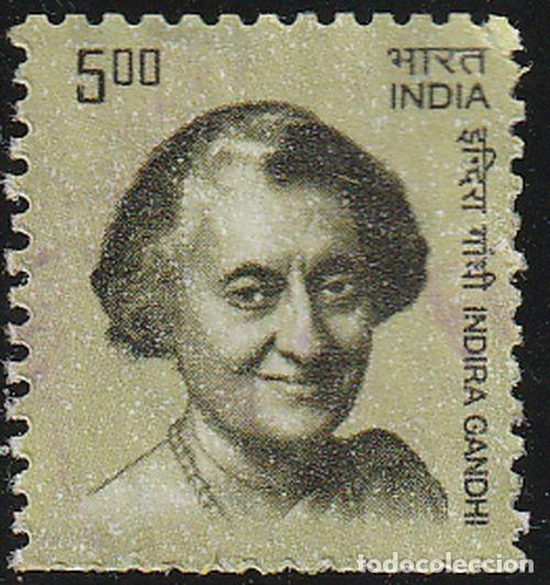 Sellos: India 2008 Scott 2282 Sello &ordm; Indira Gandhi Primer Ministro Michel 2318 Yvert 2102 India Stamp