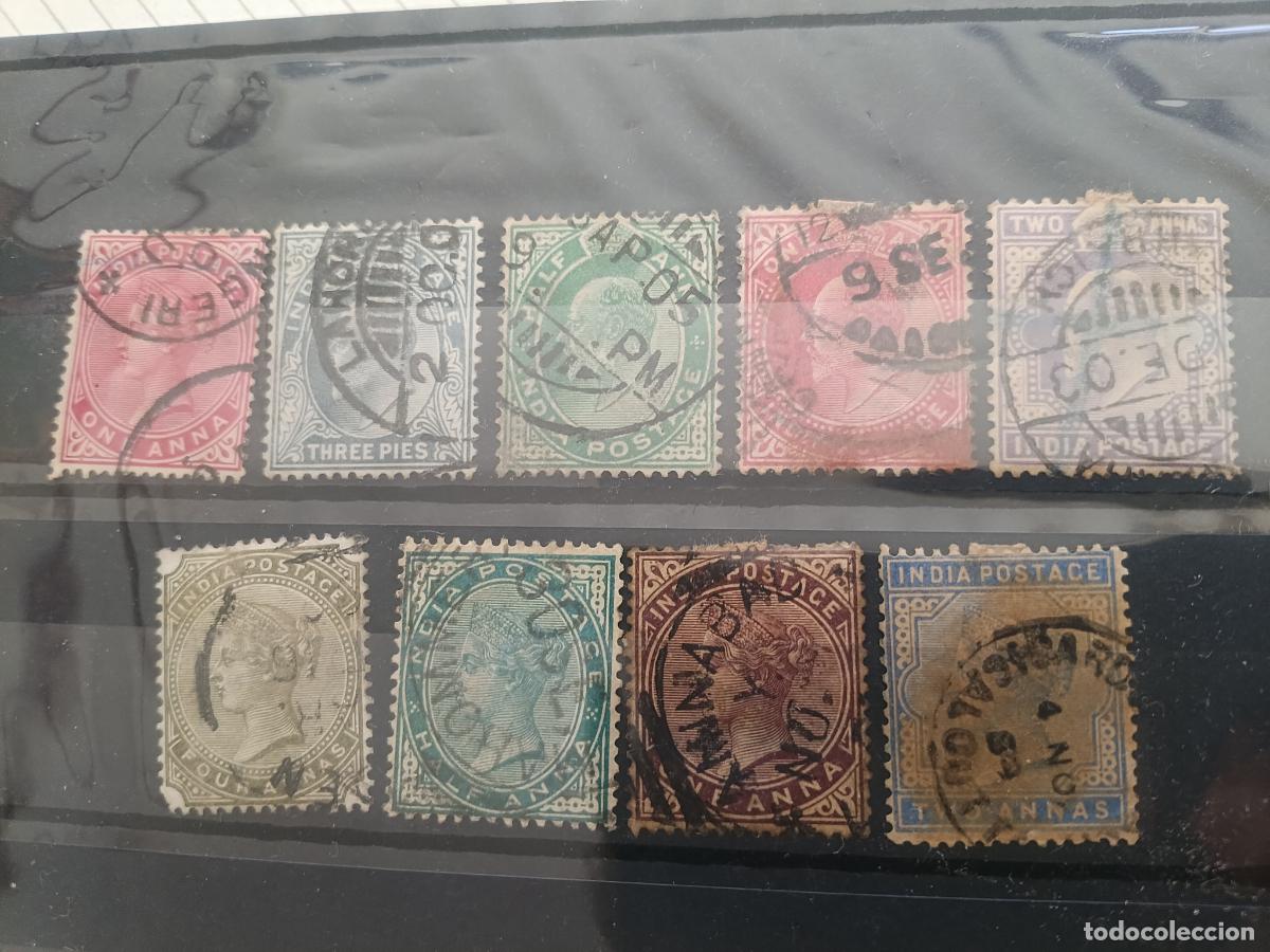 Sellos: India inglesa, lote de sellos - Foto 1