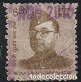 Sellos: India 2016 Scott 2798 Sello &ordm; Personajes Netaji Subhash Chandra Bose (1897-1945) Michel 2930