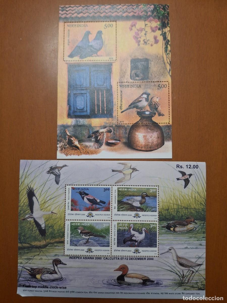 Briefmarken: HB858 HOJITAS BLOQUE de INDIA en NUEVO ideal para tematicas (leer descripcion)