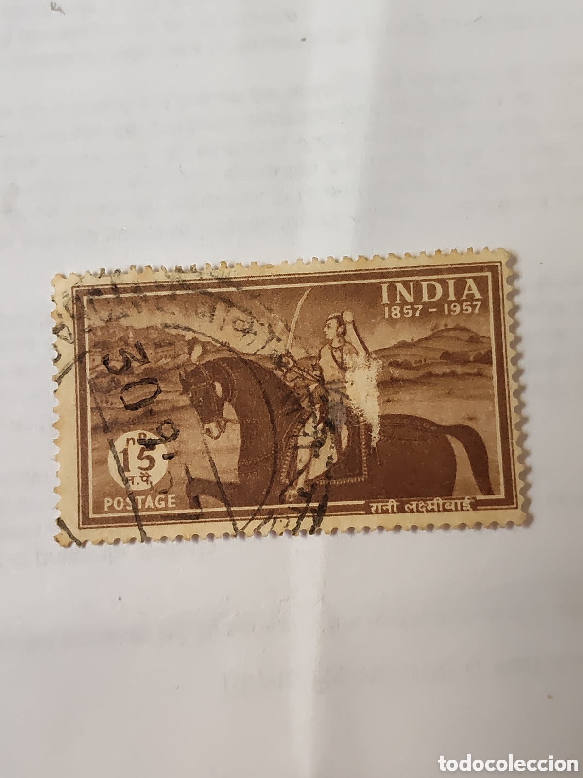 Sellos: Sello de la India Centenario de la primera guerra de independencia 1857-1957