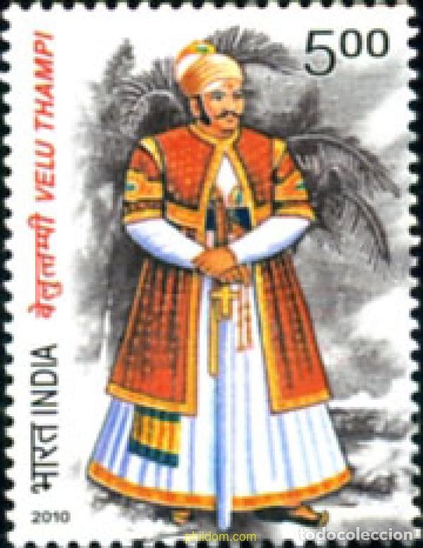 Sellos: 252739 MNH INDIA 2010 VELU THAMPI, 1765 - 1809
