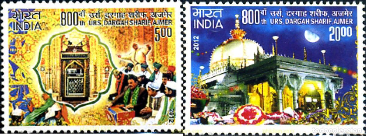 Briefmarken: 286241 MNH INDIA 2012 VIII CENTENARIO DEL FESTIVAL URS EN AJMER EN HONOR DEL SANTO SUF&iacute; CHISHTI MO