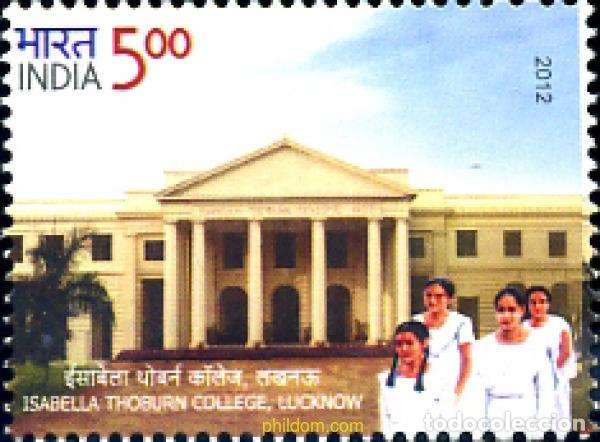 Selos: 286238 MNH INDIA 2012 CXXV ANIVERSARIO DEL COLEGIO ISABELLA THOBURN. LUCKNOW.
