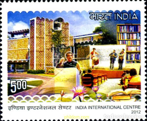 Selos: 276104 MNH INDIA 2012 50 ANIVERSARIO DEL CENTRO INDIO INTERNACIONAL.