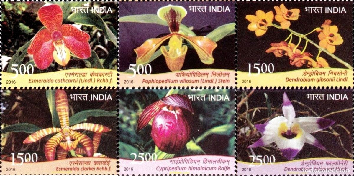 Sellos: 746638 MNH INDIA 2016 ORQU&iacute;DEAS.