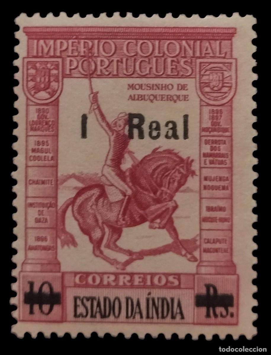 Sellos: INDIA PORTUGUESA 1950 Sobrecargado. NUEVO - MNH.