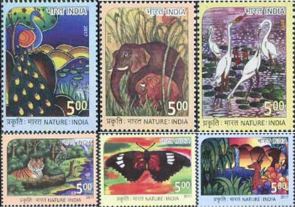 Briefmarken: 568532 MNH INDIA 2017 NATURALEZA. COMPETICI&oacute;N DE DIBUJO.