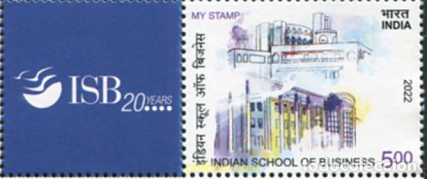 Timbres: 685225 MNH INDIA 2022 XX ANIVERSARIO DEL INSTITUTO NACIONAL PARA LA ENSE&ntilde;ANZA DEL COMERCIO.