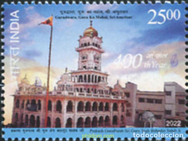 Stamps: 685189 MNH INDIA 2022 IV CENTENARIO DEL NACIMIENTO DEL PARAB SRI TEGH BAHADUR,