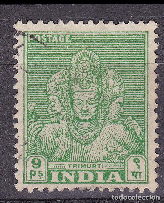 Sellos: India. Antiguo sello filatelia