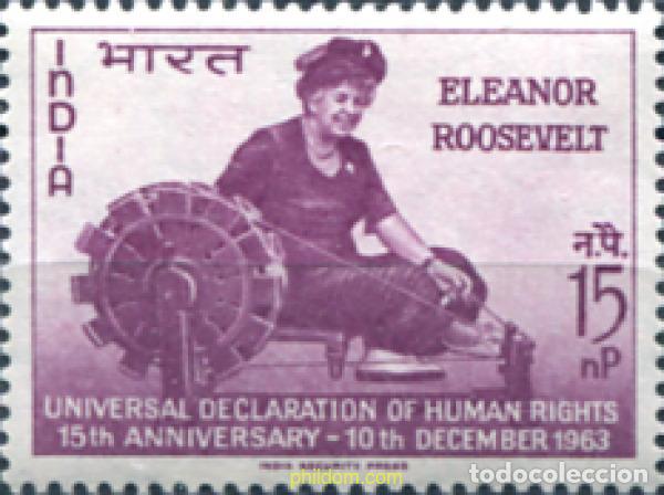 Sellos: 325829 MNH INDIA 1963 ELEANOR ROOSEVELT