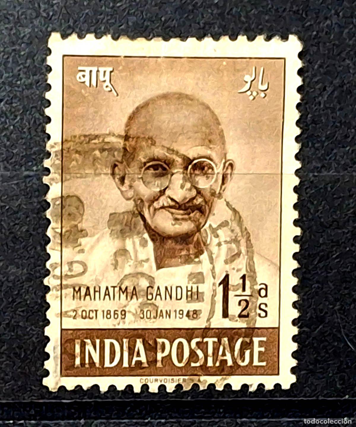 Sellos: 1948 - India - Mahatma Gandhi