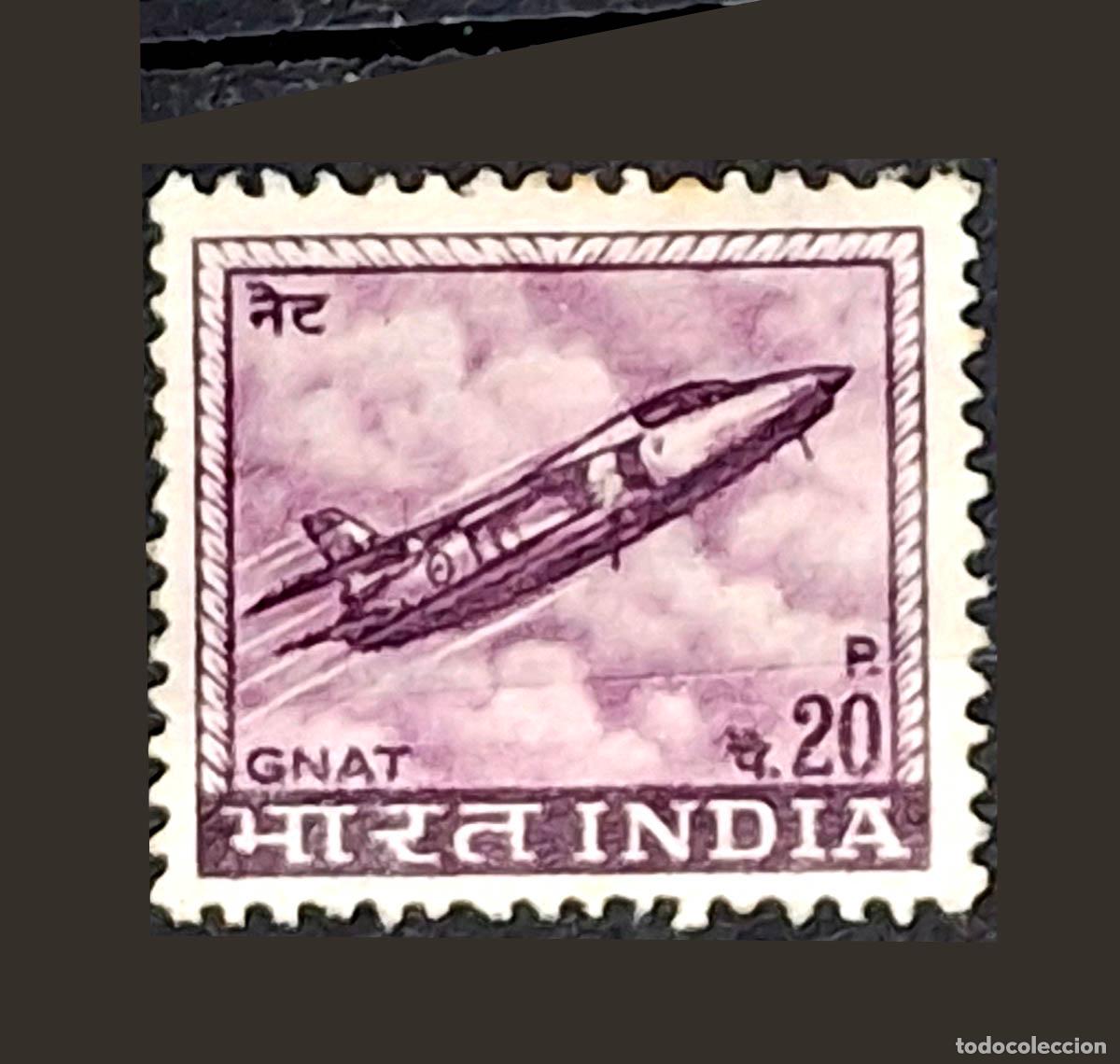 Sellos: 1967 India Gnat