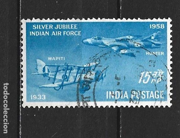 Sellos: INDIA CORREO AEREO YVERT NUM. 7 USADO