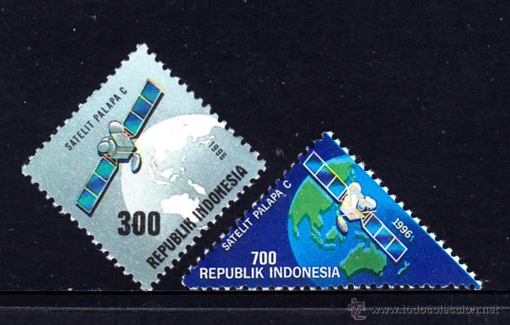 INDONESIA 1438/39** - AÑO 1996 - CONQUISTA DEL ESPACIO - LANZAMIENTO DEL SATELITE PAPALA C (Sellos - Extranjero - Asia - Indonesia)