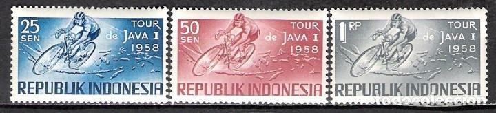 Sellos: INDONESIA 1958 - NUEVO - Foto 1