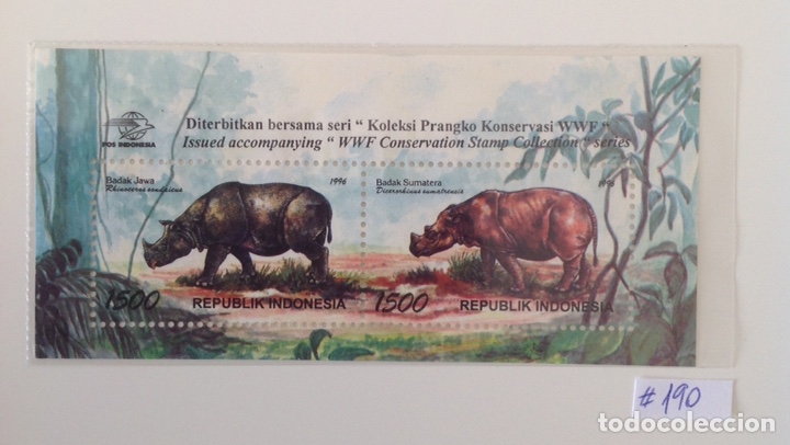 Sellos: HB de Indonesia 1996- WWF # 1 ** - Foto 1