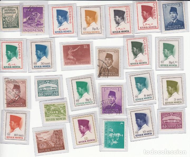 Sellos: 25 SELLOS DE INDONESIA - Foto 1