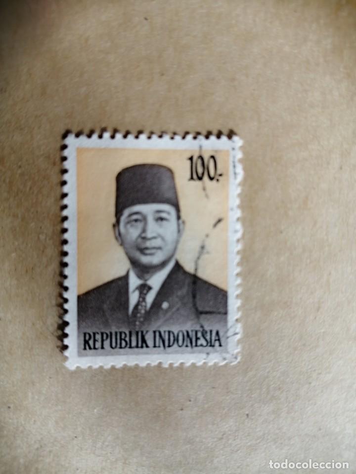 Sellos: INDONESIA - 100 - A&Ntilde;O 1974 - Foto 1