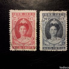 Sellos: INDIA HOLANDESA YVERT 144 Y 145 SELLOS SUELTOS 1923. REINA WIHELMINA