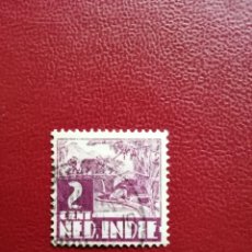 Sellos: INDIAS HOLANDESAS - INDONESIA - VALOR 2 CENT - AÑO 1939 - CAMPO DE ARROZ - SC 201 - YV 231