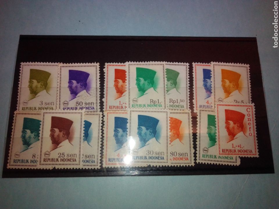 Sellos: Indonesia Sukarno - Foto 1