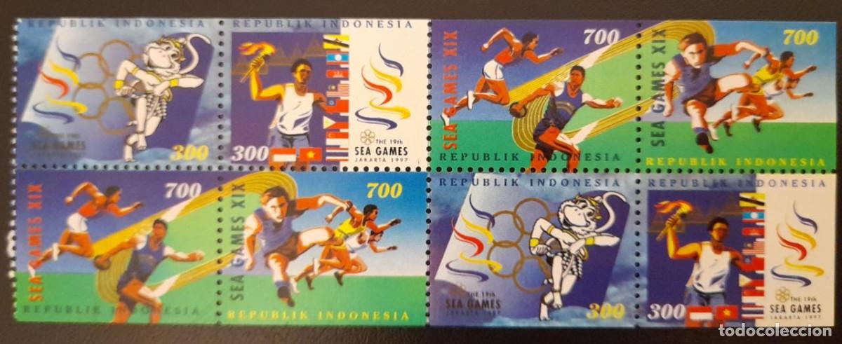Sellos: SO) INDONESIA, OLYMPICS, MNH - Foto 1