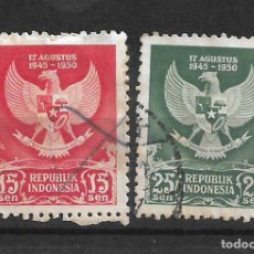 Sellos: INDONESIA 1950 SELLOS USADO - 4-16