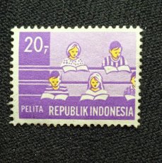Sellos: SELLO REPUBLIK INDONESIA 20, PLAN DE RECONSTRUCCIÓN 1969