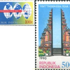 Sellos: 326345 MNH INDONESIA 1990 AÑO DEL TURISMO
