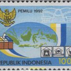 Sellos: 638510 MNH INDONESIA 1992 PARLAMENTO