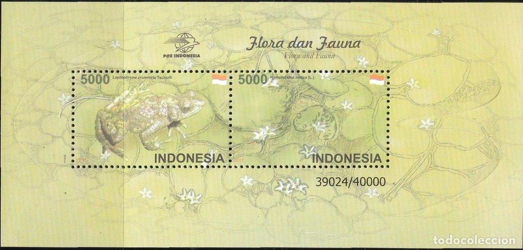 Sellos: Indonesia 2011 Flora MNH - Foto 1