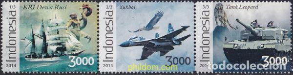 Sellos: 785597 MNH INDONESIA 2014 FUERZAS ARMADAS