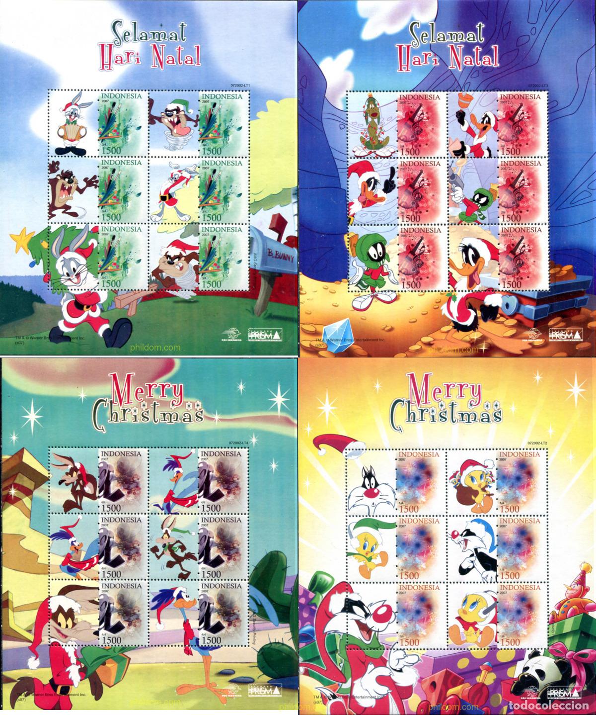 Sellos: 313718 MNH INDONESIA 2007 NAVIDAD